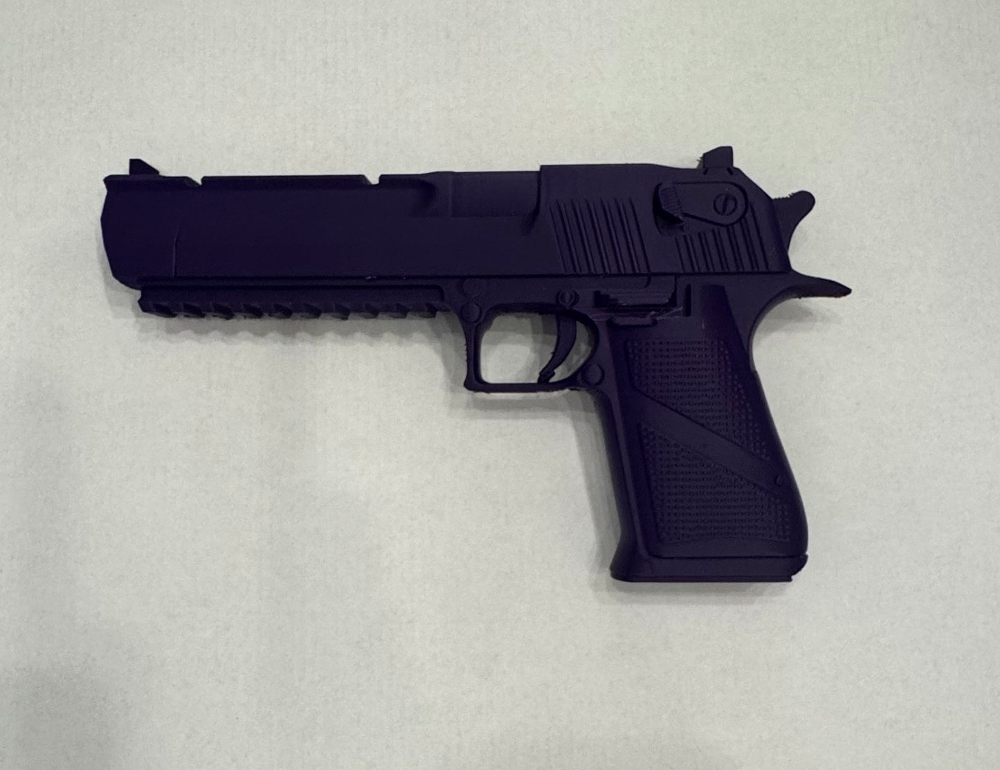 3D Printed Prop Desert Eagle - Dark Purple