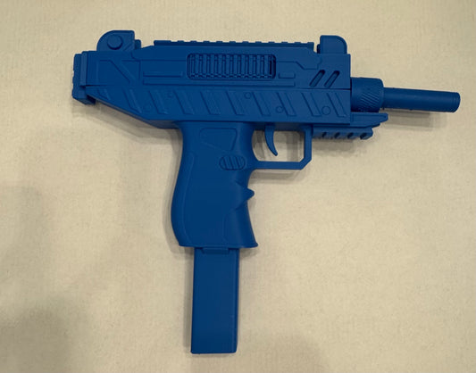 3D Printed Mini Gun- Blue